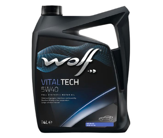 Моторное масло Wolf VitalTech 5W-40, 4л  (WOLF: 161164)